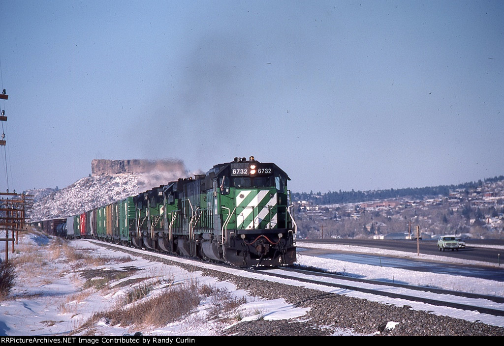 BN 6732 near Wolf Point 